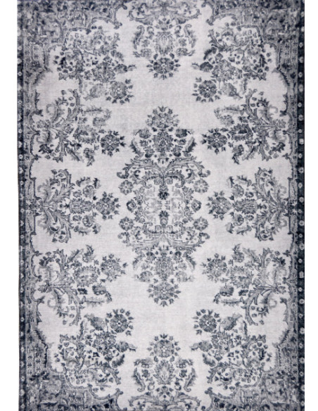 Tapis vintage oriental gris polyester 190x290 cm Novum  - 1