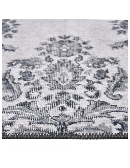Tapis vintage oriental gris polyester 190x290 cm Novum  - 3