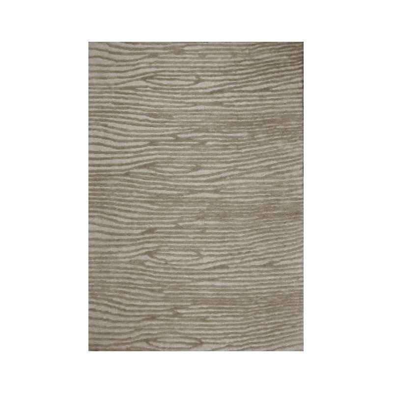 Tapis beige sable motif vagues en polyester 190x290 cm Waves  - 1