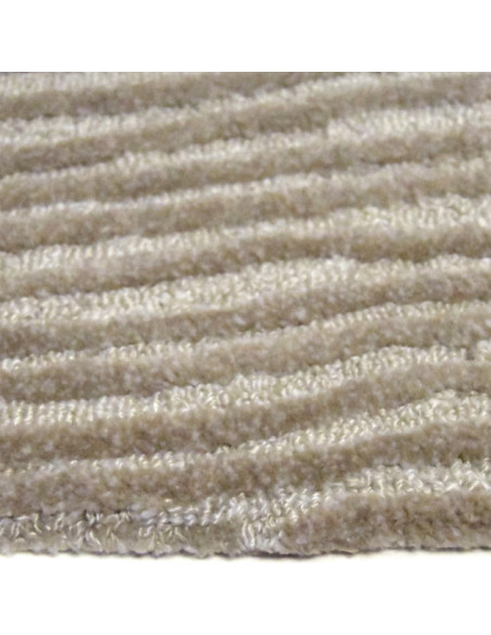 Tapis beige sable motif vagues en polyester 190x290 cm Waves  - 3