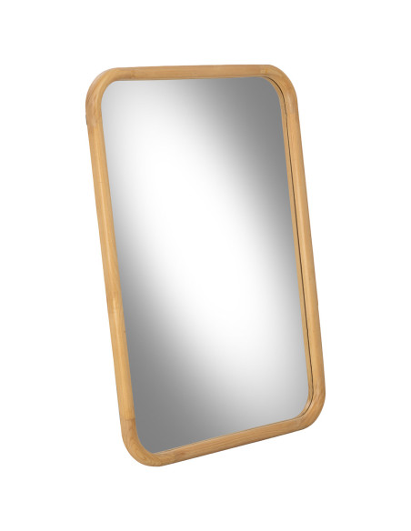 Miroir mural bois naturel 70x100 cm Heraloro  - 3