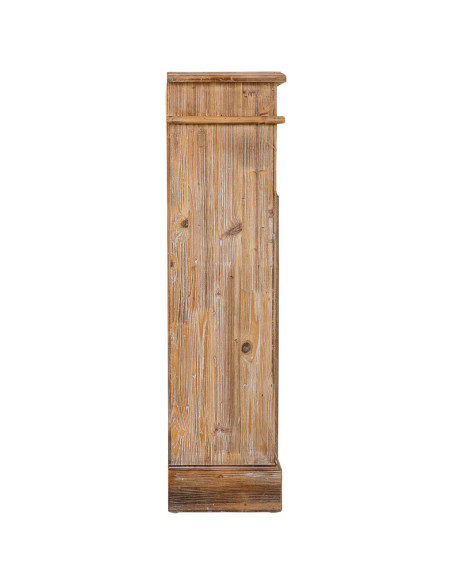 Manteau de cheminée décoratif bois vieilli 100x29x110 cm Raveloro  - 5