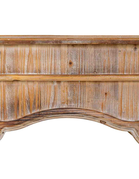 Manteau de cheminée décoratif bois vieilli 100x29x110 cm Raveloro  - 6