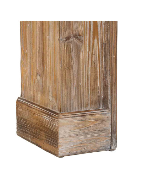 Manteau de cheminée décoratif bois vieilli 100x29x110 cm Raveloro  - 8