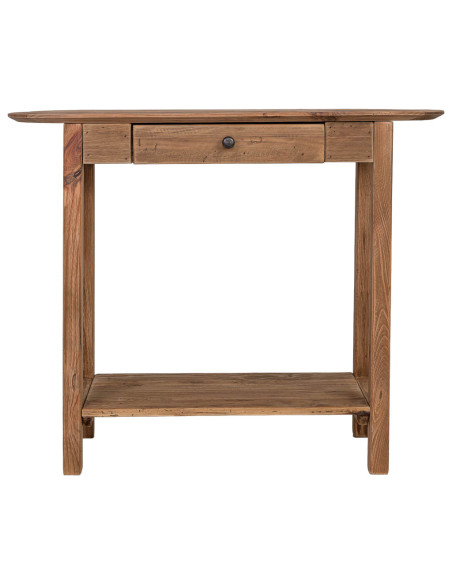 Console d’entrée pin recyclé brun naturel 95x35x76 cm Barelivo  - 2