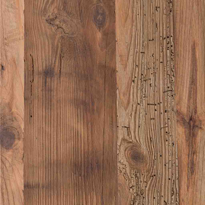 Console d’entrée pin recyclé brun naturel 95x35x76 cm Barelivo  - 7