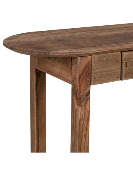 Console d’entrée pin recyclé brun naturel 95x35x76 cm Barelivo  - 8