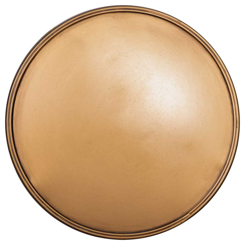 Sellette haute ronde métal doré vieilli 40x40x77 cm Zorenira  - 3
