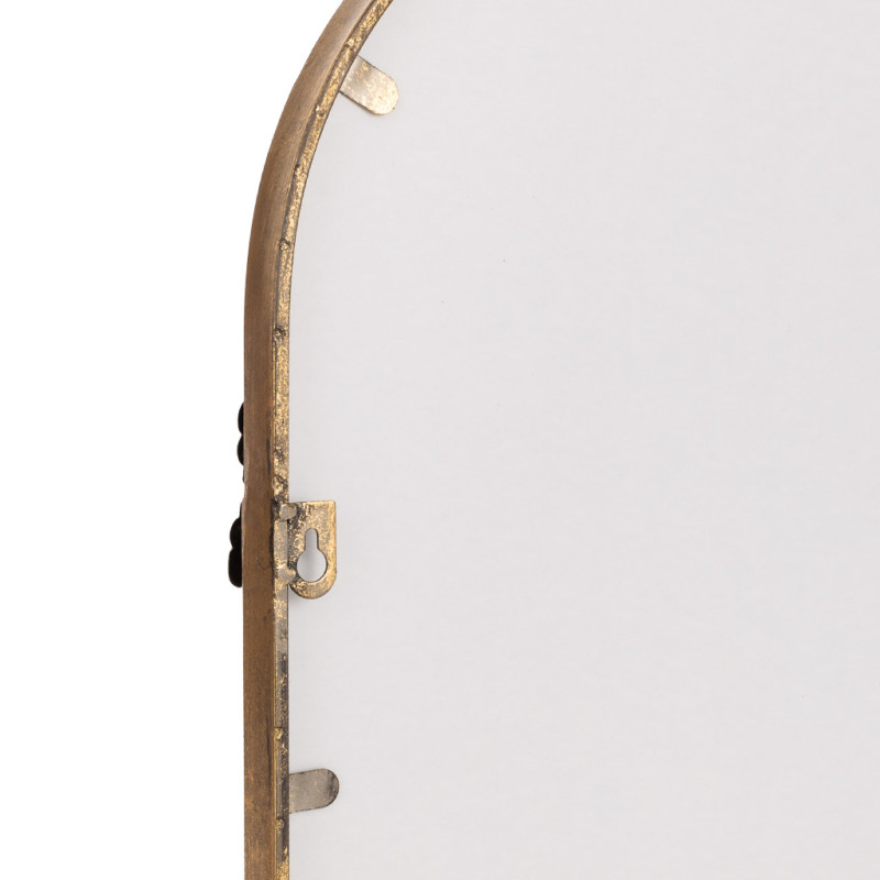 Miroir mural baroque doré en fer 61x4x102,5 cm Bareleno  - 6