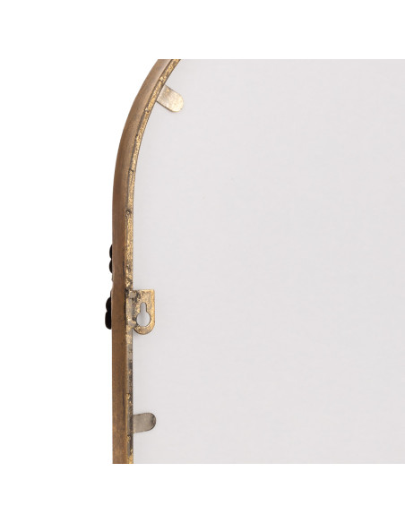 Miroir mural baroque doré en fer 61x4x102,5 cm Bareleno  - 6