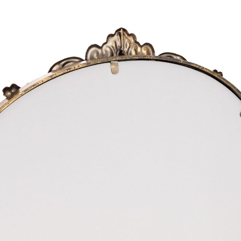Miroir mural baroque doré en fer 61x4x102,5 cm Bareleno  - 7