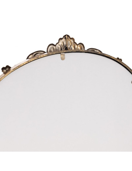 Miroir mural baroque doré en fer 61x4x102,5 cm Bareleno  - 7