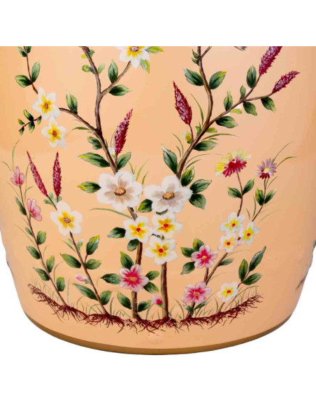 Table d’appoint en céramique orange pêche 33x44,5 cm Arocia  - 5