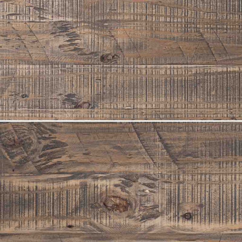 Console d’entrée bois brun 3 tiroirs 120x40x78,5 cm Ozanio  - 8
