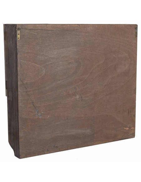 Meuble mural cuisine bois brun 89,5x19x79 cm Luziro  - 4