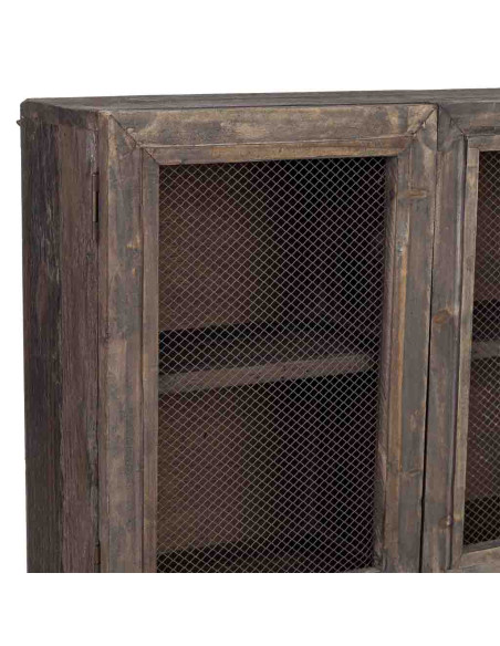 Meuble mural cuisine bois brun 89,5x19x79 cm Luziro  - 7