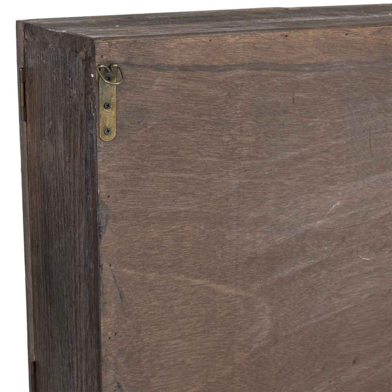 Meuble mural cuisine bois brun 89,5x19x79 cm Luziro  - 10