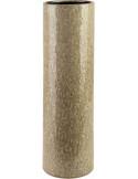 Grand vase beige taupe en céramique 15,5x15,5x51 cm Zryzek