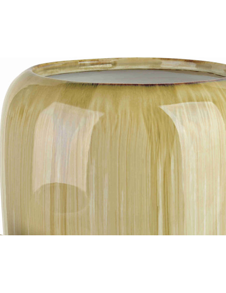 Vase haut beige crème en céramique 25x51 cm Kremik  - 3