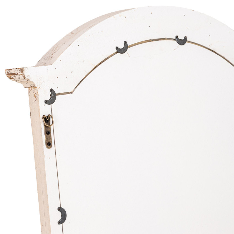 Miroir fenêtre à volets bleu gris en sapin 72,5x7x121,5 cm Ereno  - 7