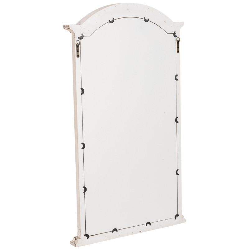 Miroir fenêtre à volets vert sauge bois et verre 72,5x7x121,5 cm Ereno  - 5