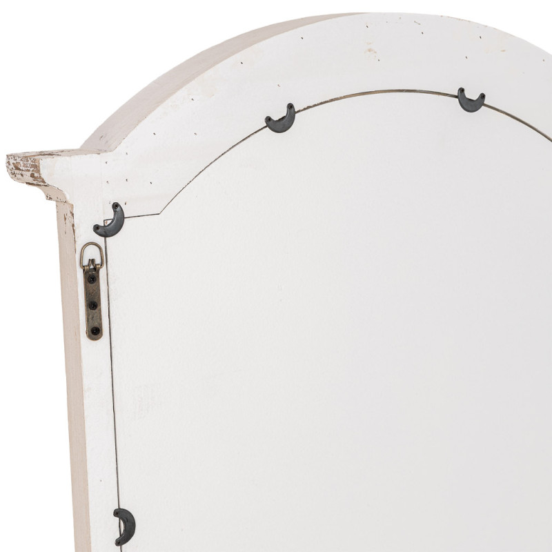 Miroir fenêtre à volets vert sauge bois et verre 72,5x7x121,5 cm Ereno  - 9