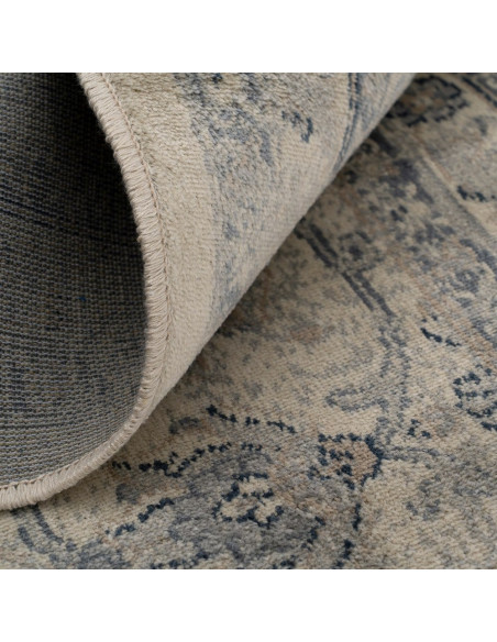 Tapis oriental vintage gris clair en viscose 200x300 cm Pareno  - 4