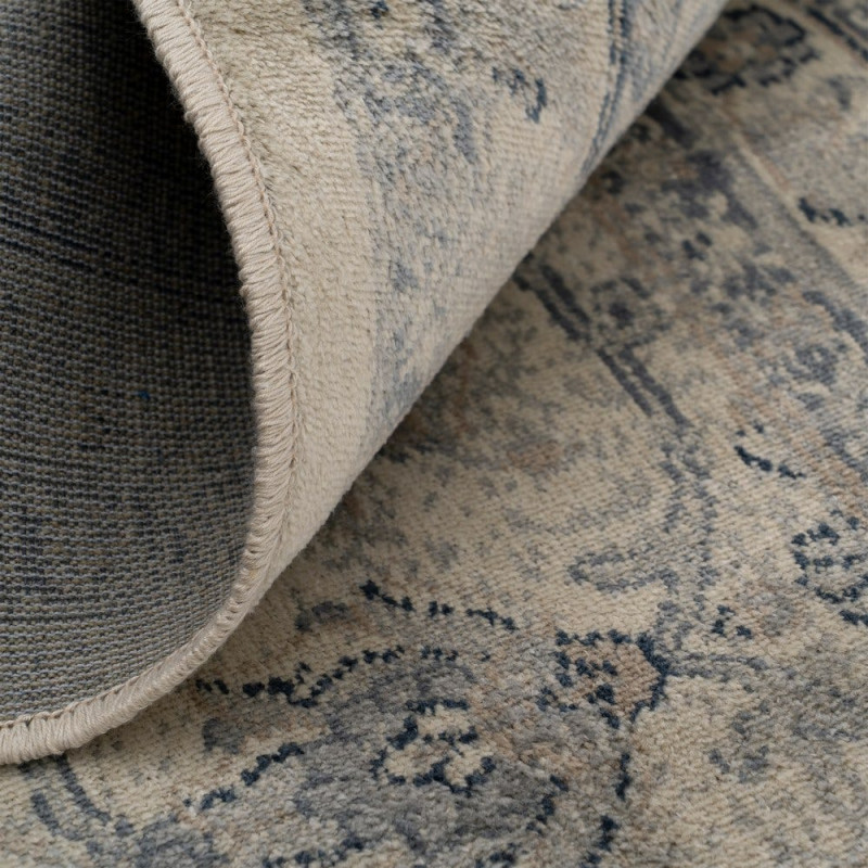 Tapis vintage gris clair en viscose 160x230 cm Pareno  - 4