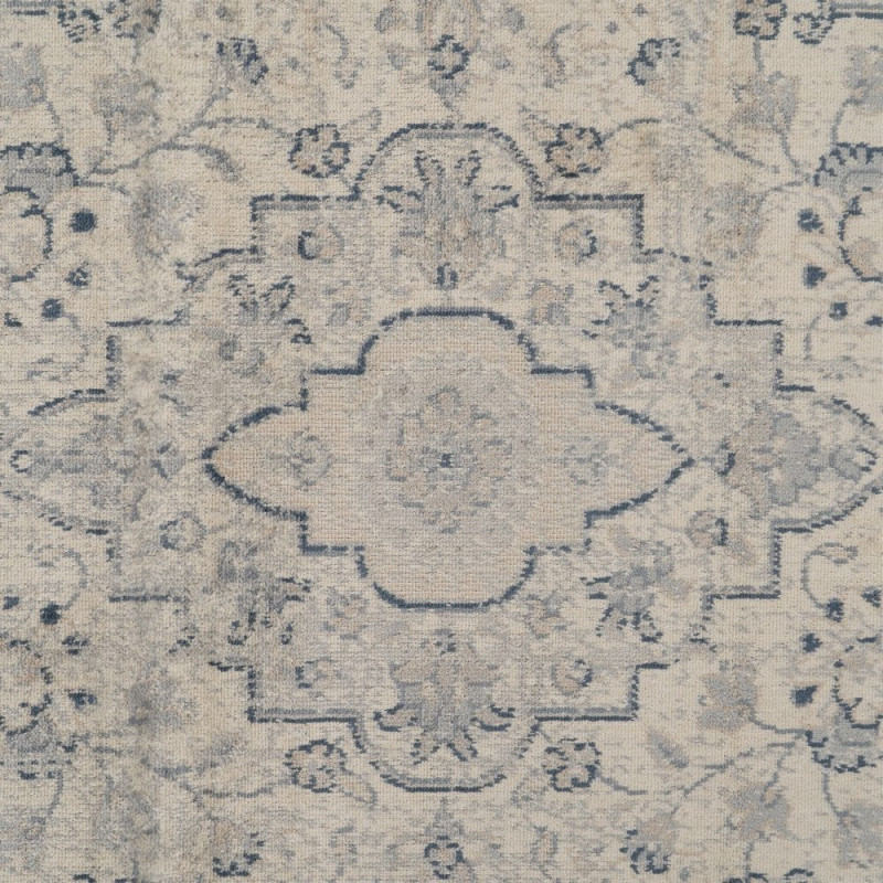 Tapis vintage gris clair en viscose 160x230 cm Pareno  - 2