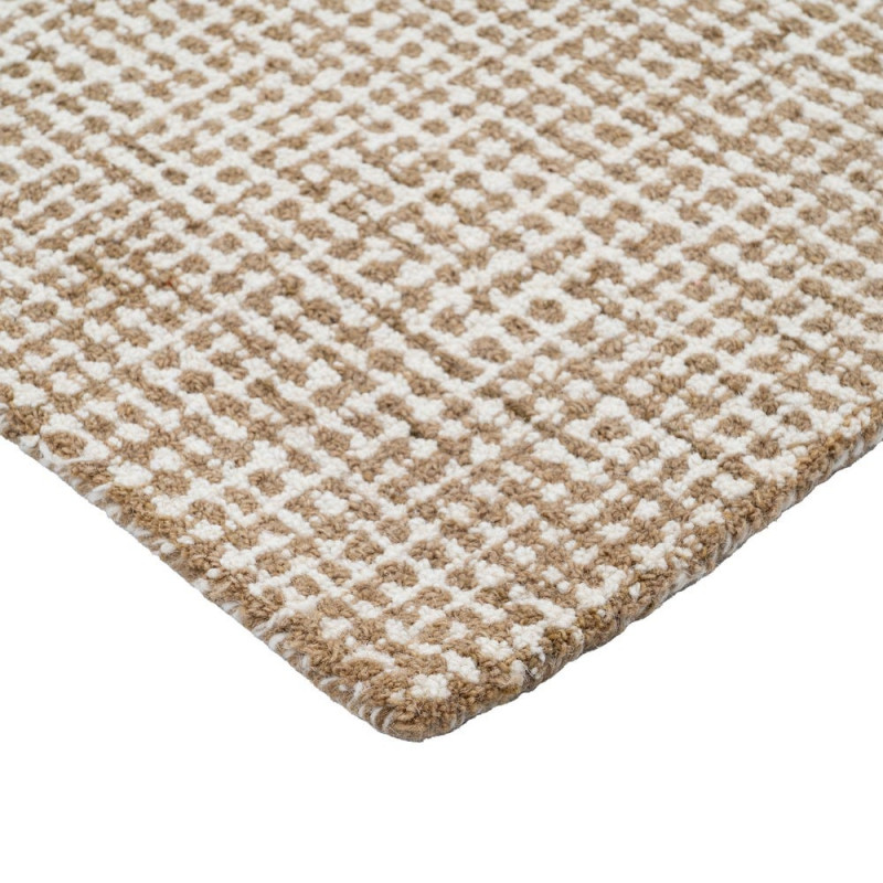 Tapis en laine beige tissé à la main 200x300 cm Orviro Ixia - 4
