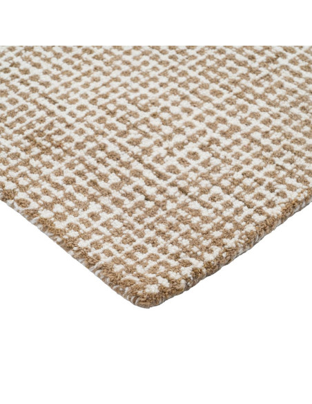 Tapis en laine beige tissé à la main 200x300 cm Orviro Ixia - 4