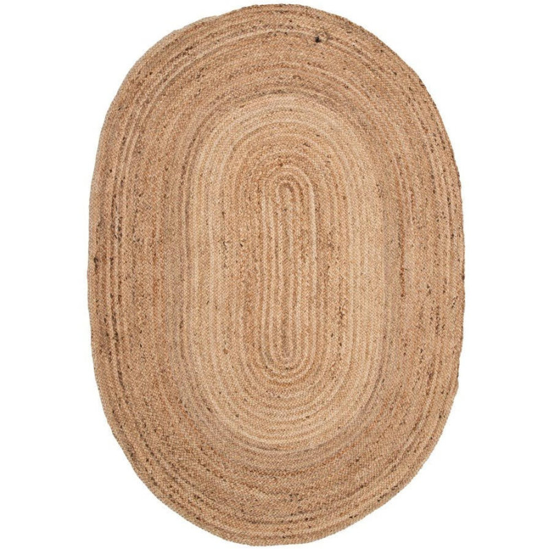Tapis ovale en jute naturel 160x230 cm Bravio Ixia - 1