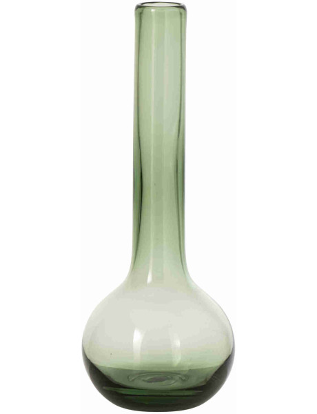 Vase soliflore en verre vert 38,5 cm Aawun J-Line - 1