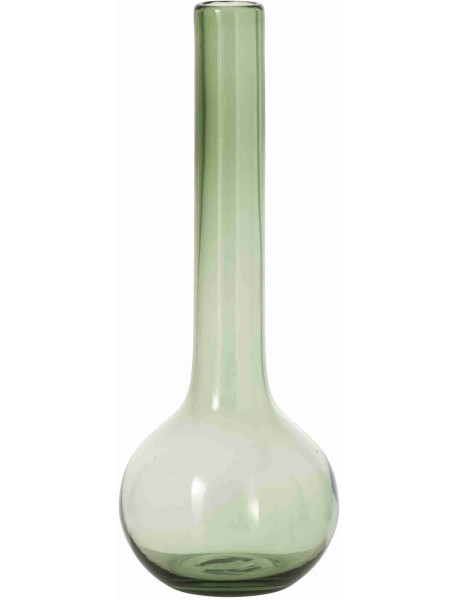 Vase soliflore en verre vert 46,5 cm Aawun J-Line - 1