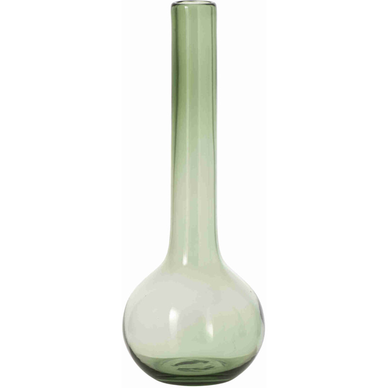 Vase soliflore en verre vert 46,5 cm Aawun J-Line - 1