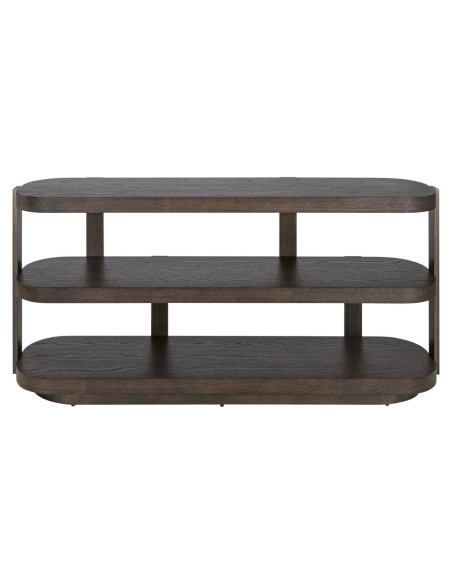 Console 3 niveaux bois brun et métal bronze 160x40x75 cm Ellington Richmond Interiors - 2