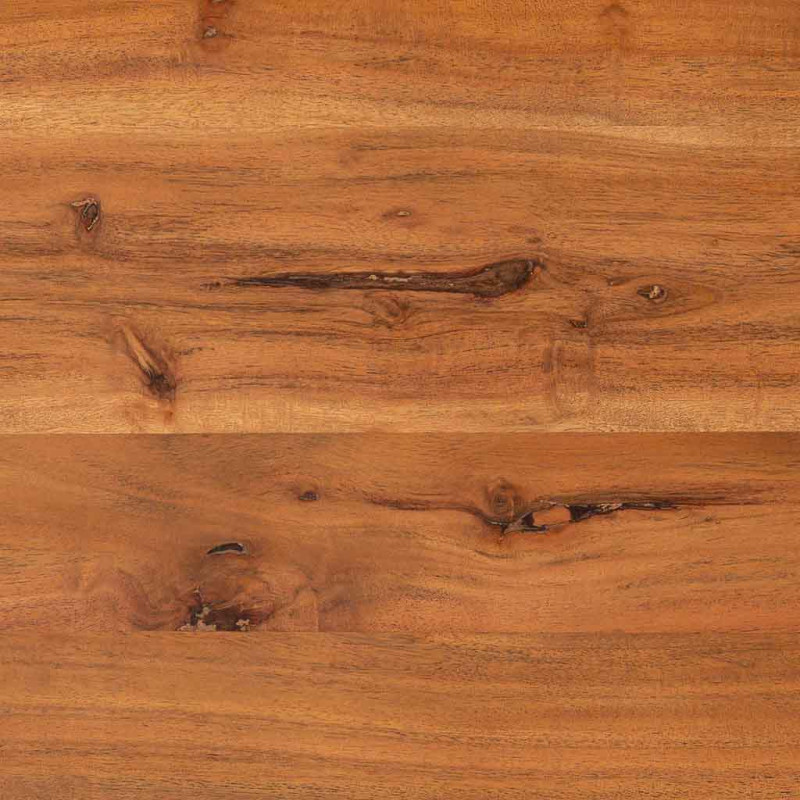 Table basse organique en acacia massif brun miel 130x80 cm Jipur  - 6