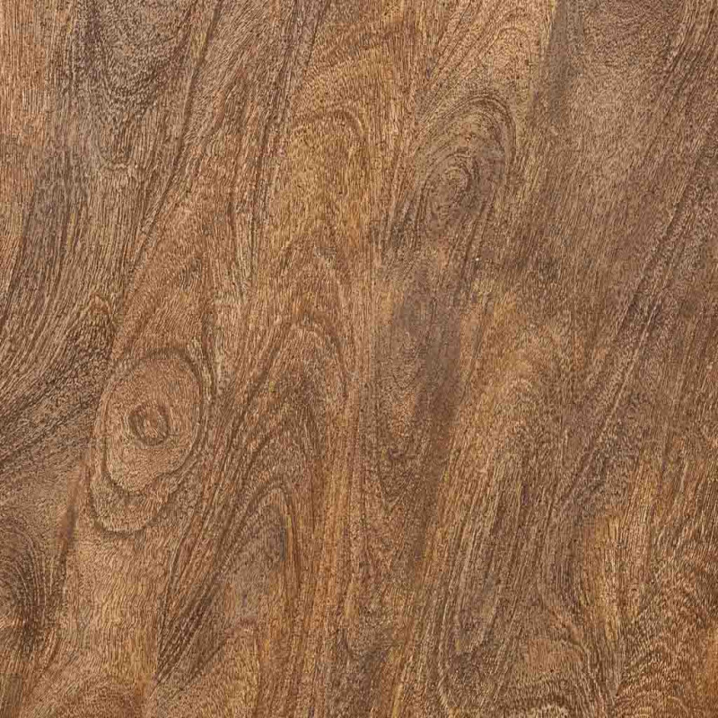 Table basse ronde en manguier massif brun 95 cm Benae  - 6