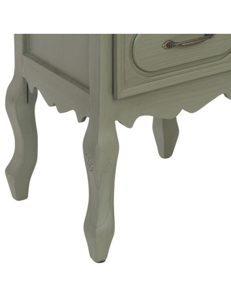 Chiffonnier étroit 4 tiroirs vert sauge 99 cm Lesoa  - 8