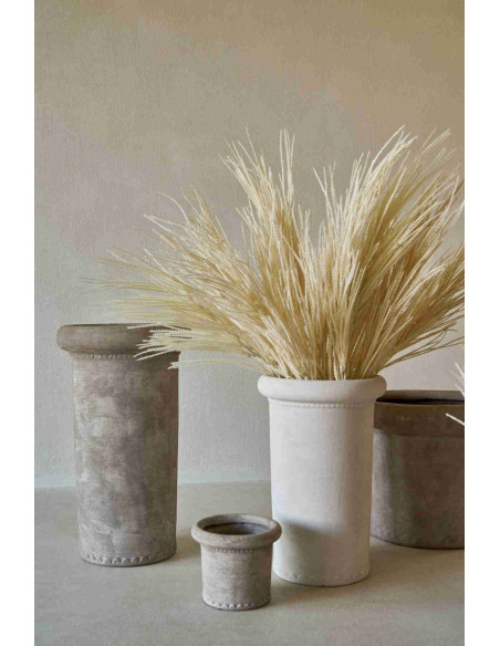 Vase haut en grès grège 26x26x40 cm Hatuk J-Line - 2