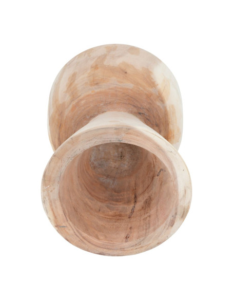 Table d’appoint japandi en bois de suar Ø35x45 cm Zudeu  - 4