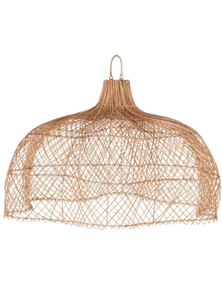 Grand abat-jour suspension en rotin naturel Ø82x50 cm Depaa  - 1