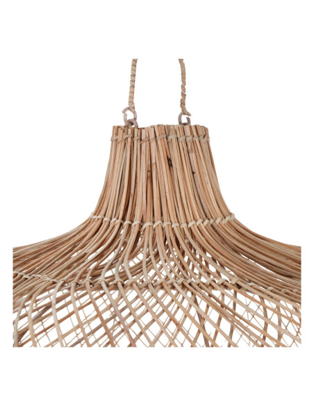 Grand abat-jour suspension en rotin naturel Ø82x50 cm Depaa  - 2