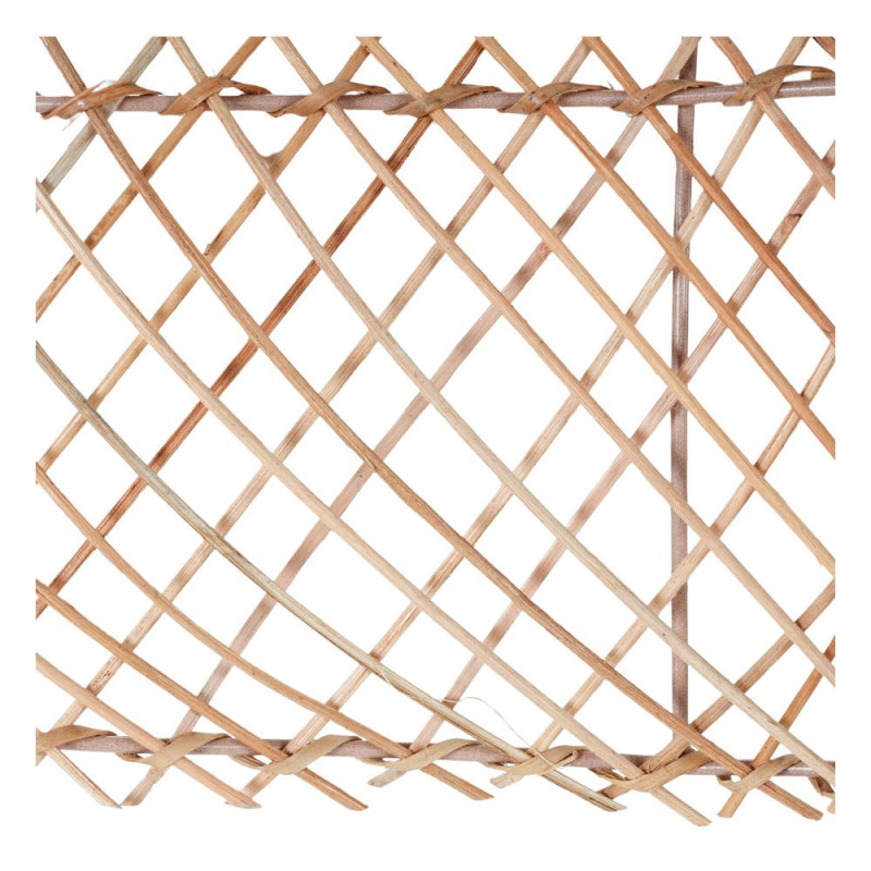 Grand abat-jour suspension en rotin naturel Ø82x50 cm Depaa  - 3
