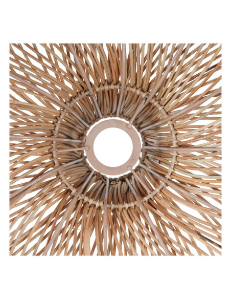 Grand abat-jour suspension en rotin naturel Ø82x50 cm Depaa  - 4