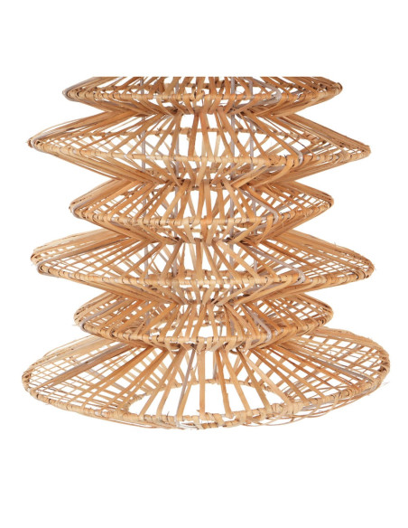 Abat-jour suspension japandi en rotin naturel Ø40x62 cm Bizun  - 2