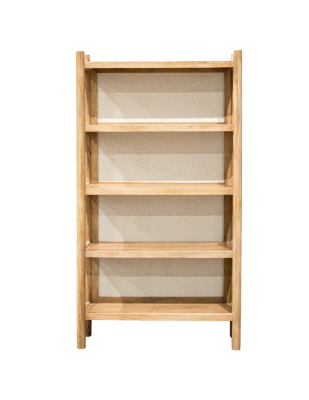 Bibliothèque 5 étagères manguier bambou 100x35x180 cm Magol  - 3