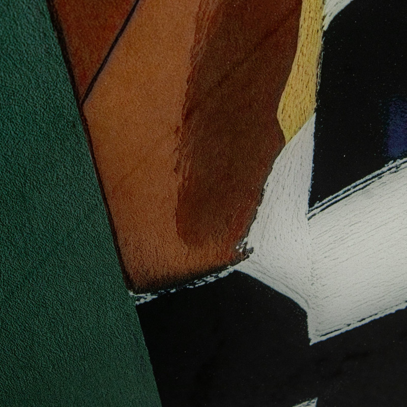 Tableau femme africaine vert sauge en verre trempé 80x110 cm Zirie  - 7
