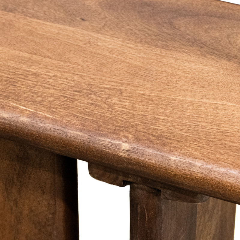 Console en bois de manguier brun 120x30x76 cm Memor  - 4
