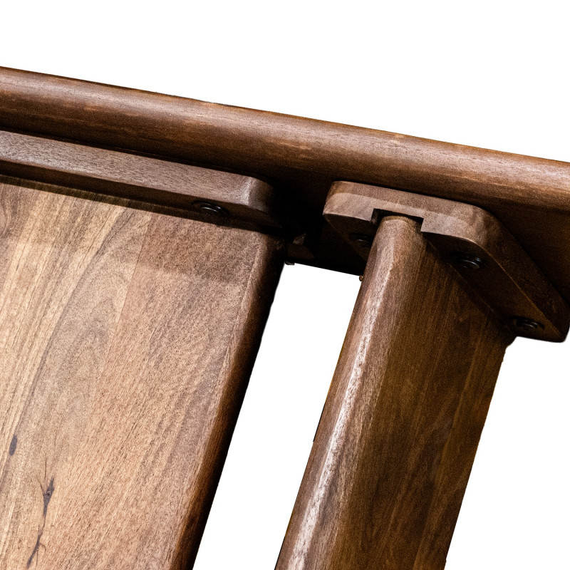 Console en bois de manguier brun 120x30x76 cm Memor  - 6